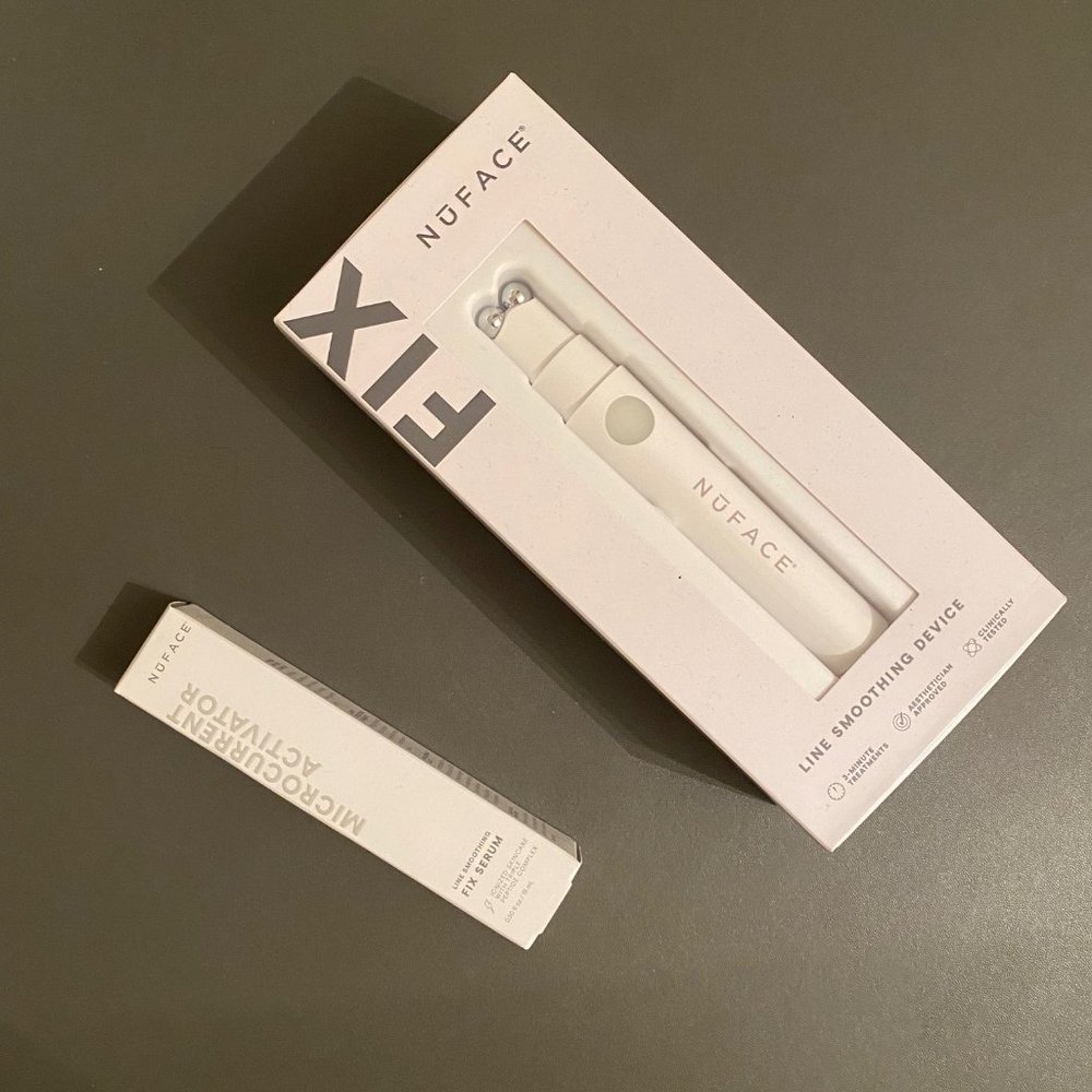 NEW NuFACE FIX Line Smoothing Starter Kit + bonus serum